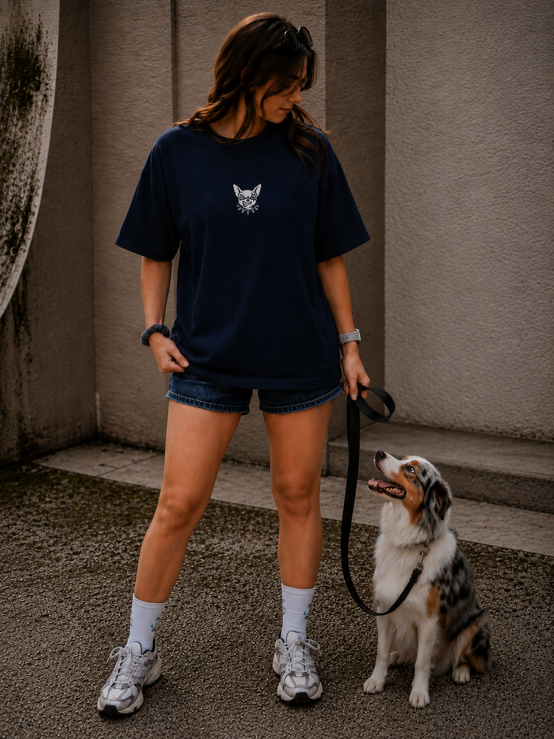 Frente da camisola Barking Dogs Don't Bite