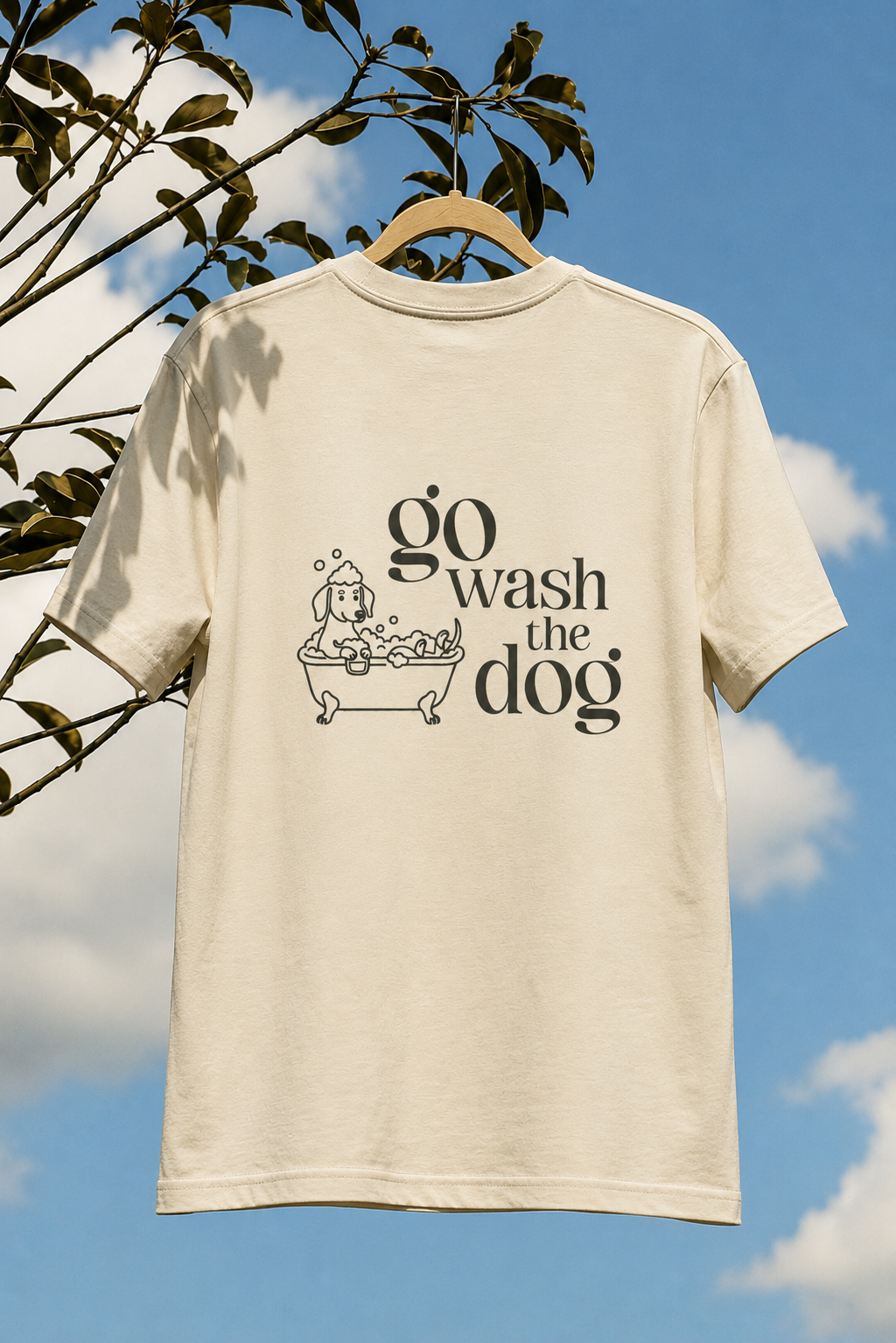 Camisola Go Wash the Dog